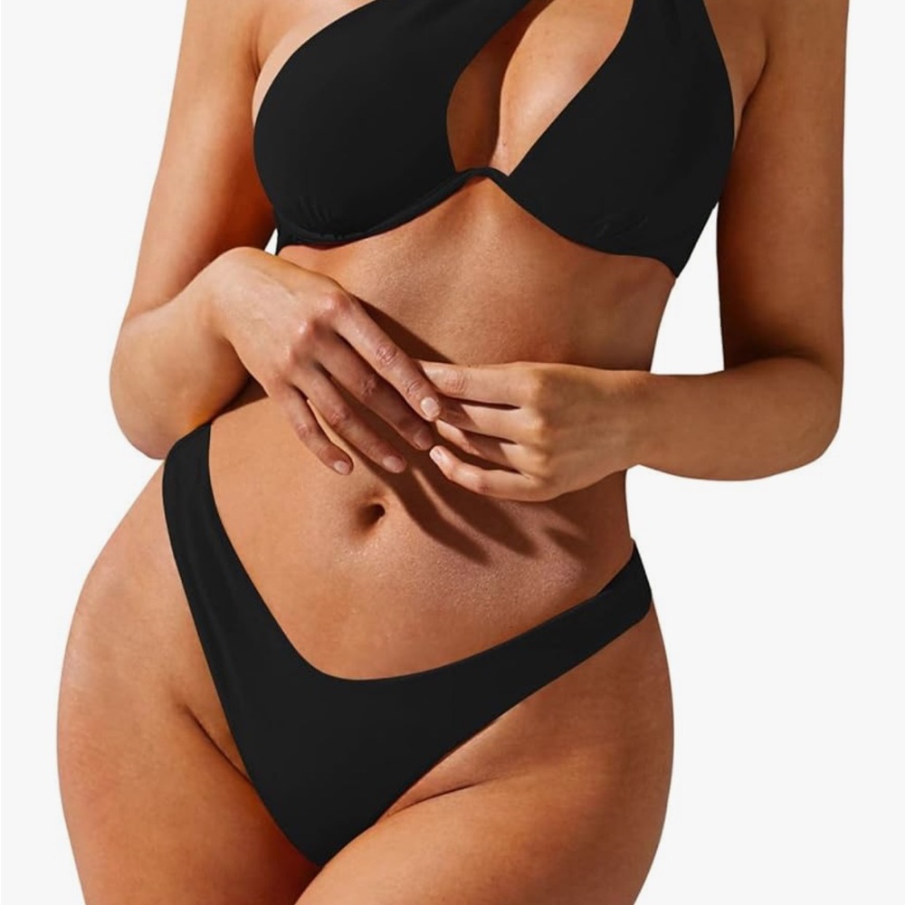 Black Women's Swimwear Bikini Set Zaful
